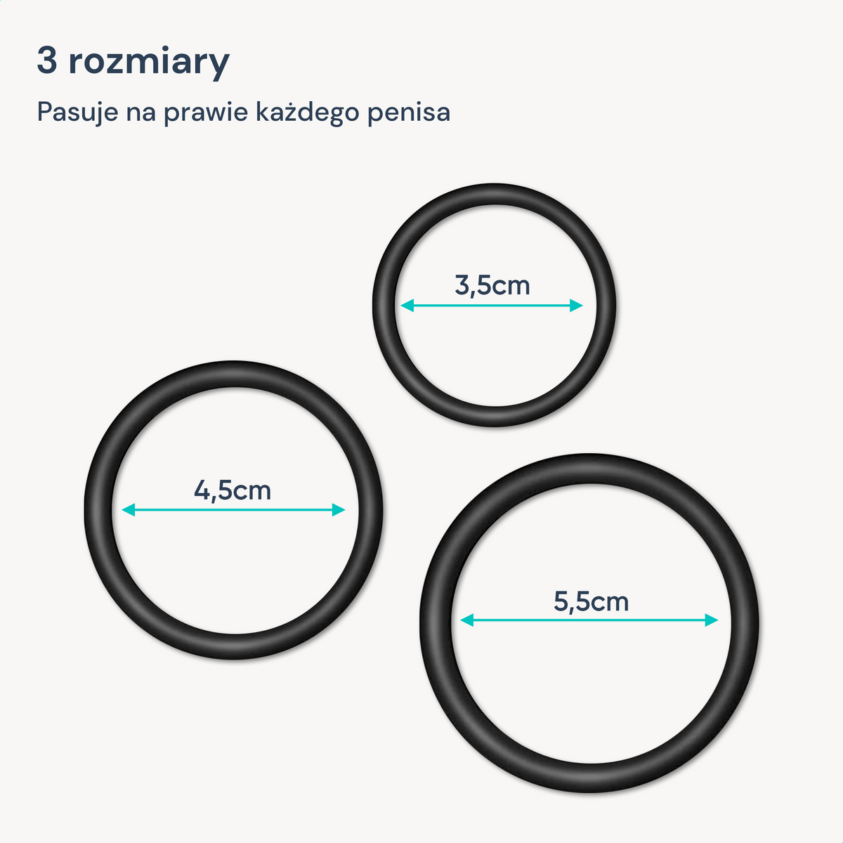 Pierścień erekcyjny: wymiary
