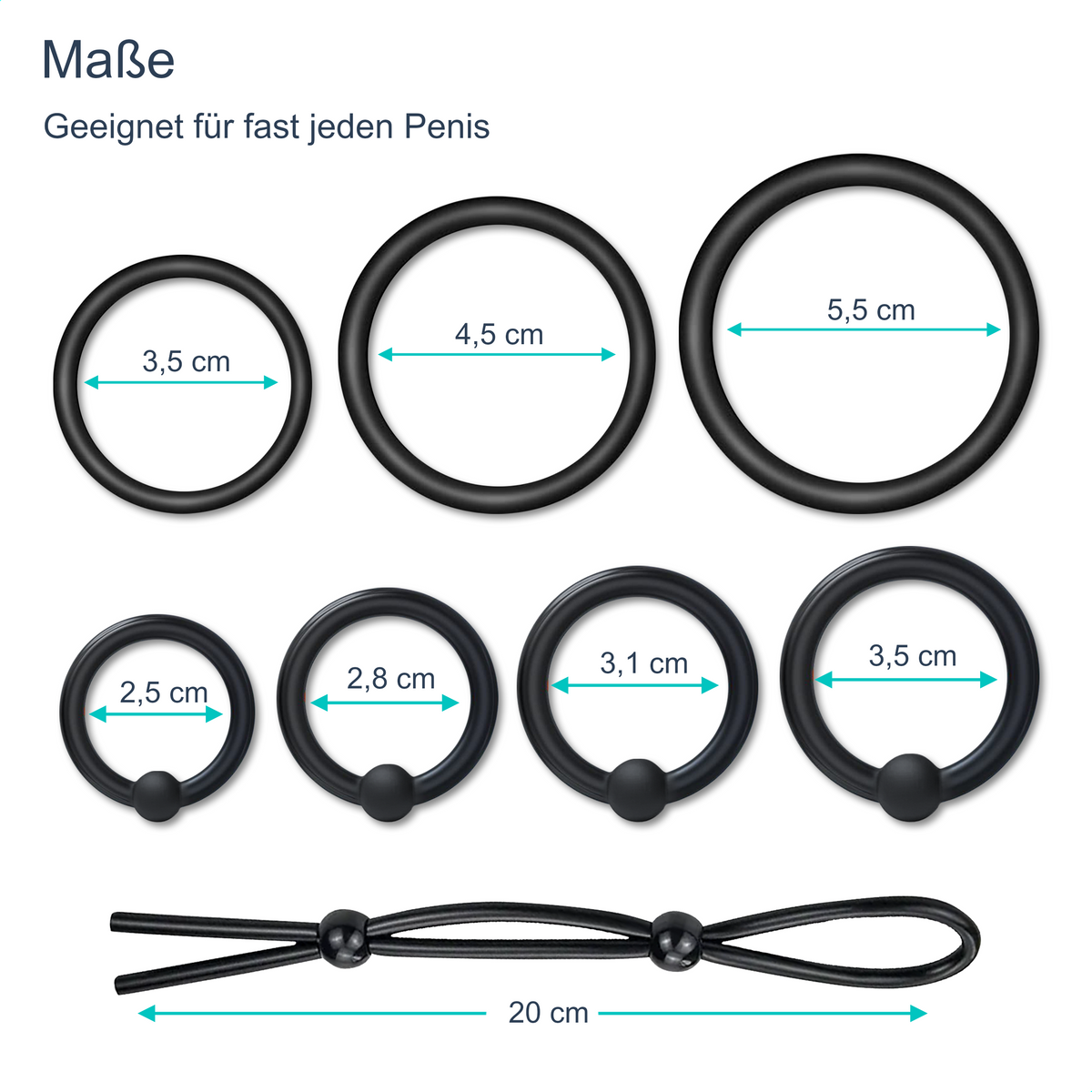 Penisringe Beschreibung 1, Sextoys für Männer