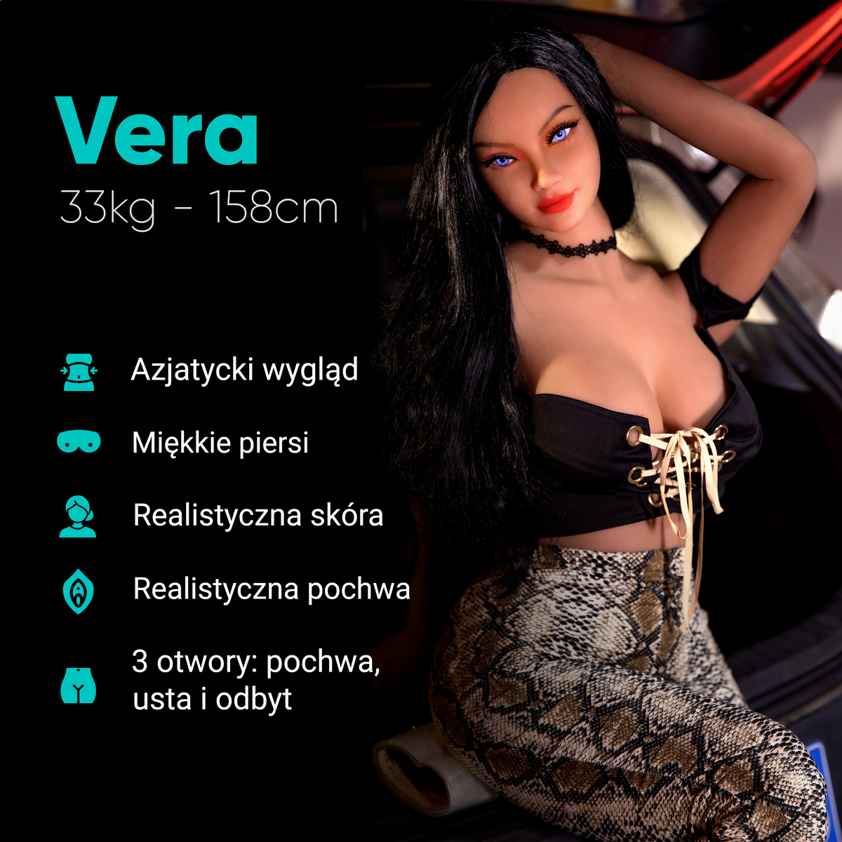 Vera opis, realistyczna sex lalka dla mężczyzn