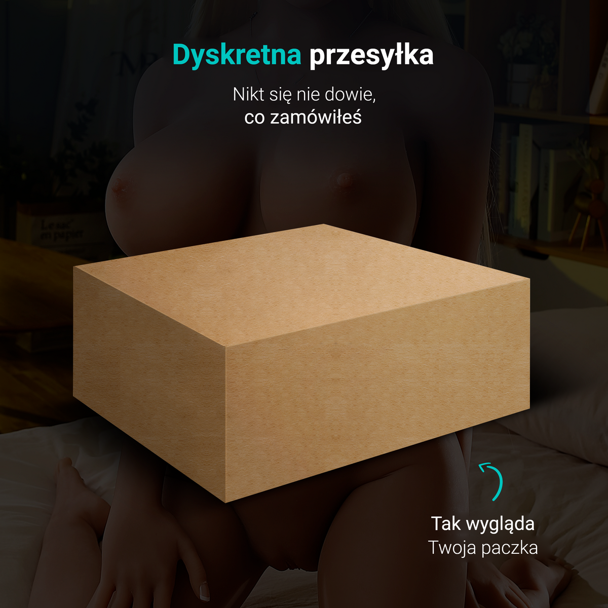 Kim sex lalka, pudełko
