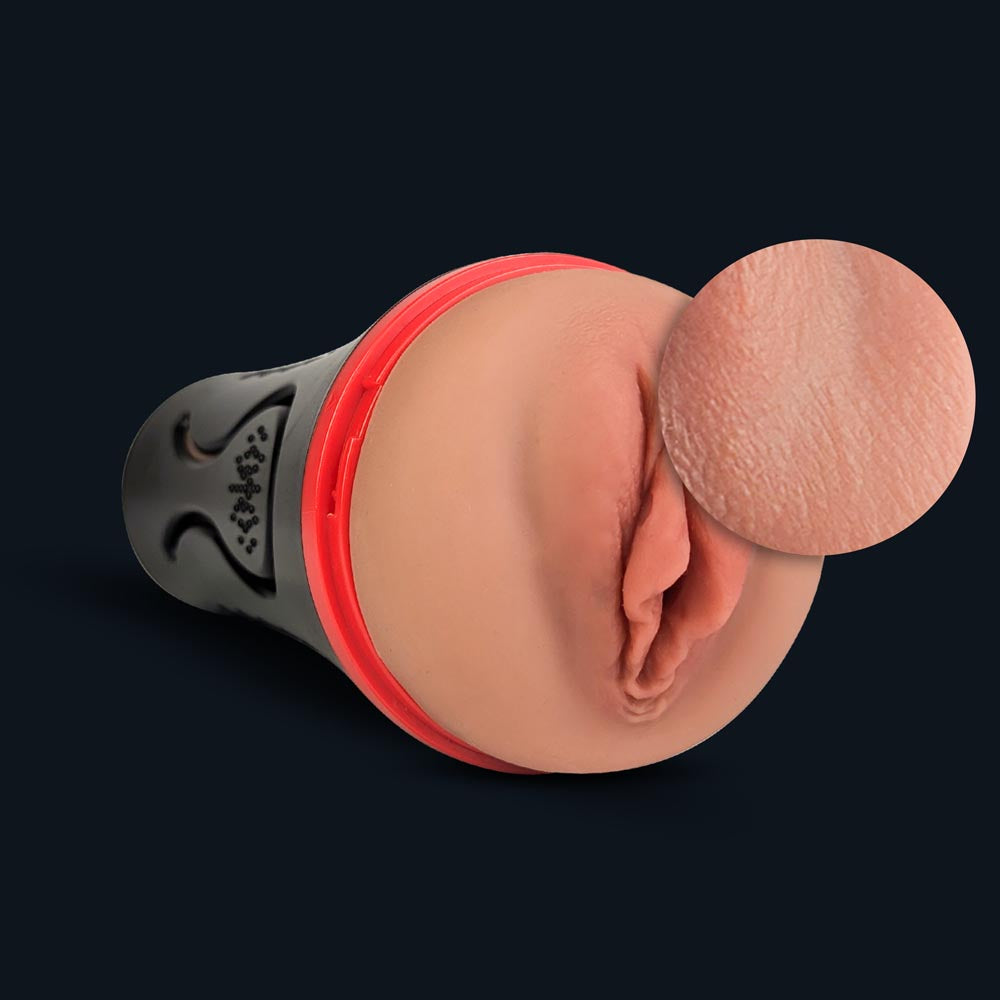 Lindsey Pocket Pussy mit Nahaufnahme der Hauttextur